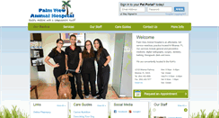 Desktop Screenshot of palmviewanimalhospital.com